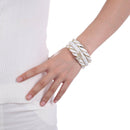 Luxe White  Bangles Set