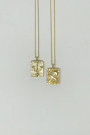 Reversible Zodiac Necklace.