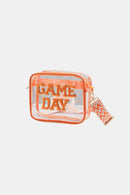 Zenana GAME DAY Stadium Approved Transparent Crossbody Bag.