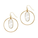 Kenzie Circle Drop Earrings