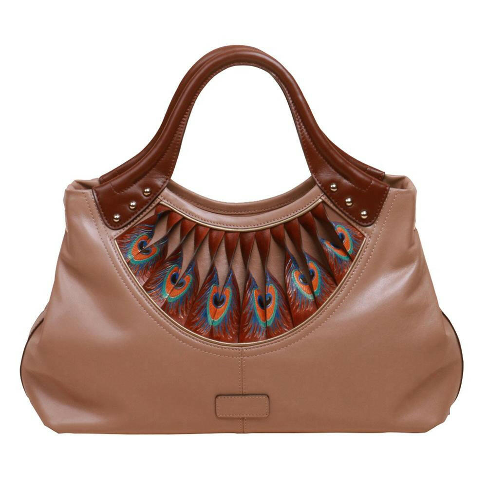 Feather Brown Tote.