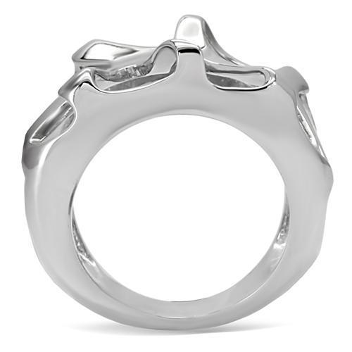 TK146 High Polished (No Plating) Stainless Steel Ring