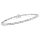 IGI Certified Diamond 14K White Gold Classic 7” Tennis Bracelet - Choice of Carat Weights.