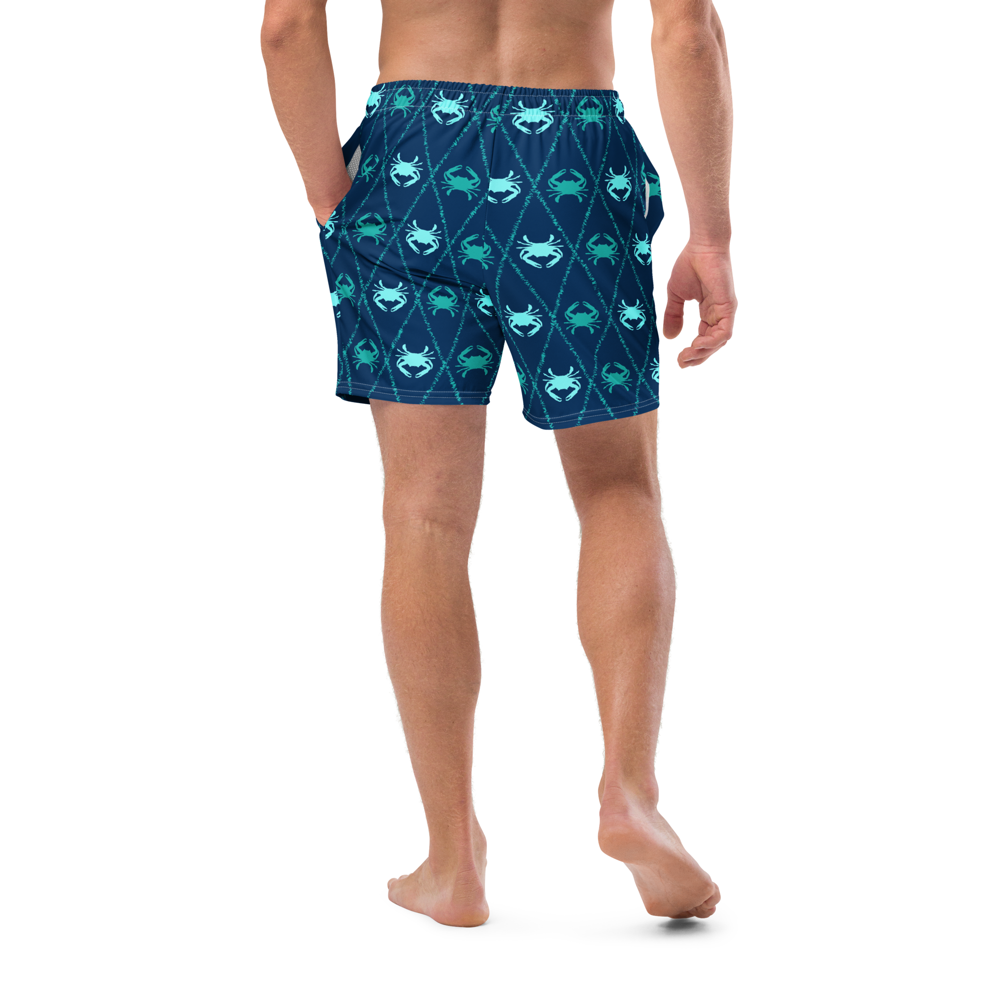 Men's Crabbies Recycled Mid-Length UPF 50+ Swim Shorts