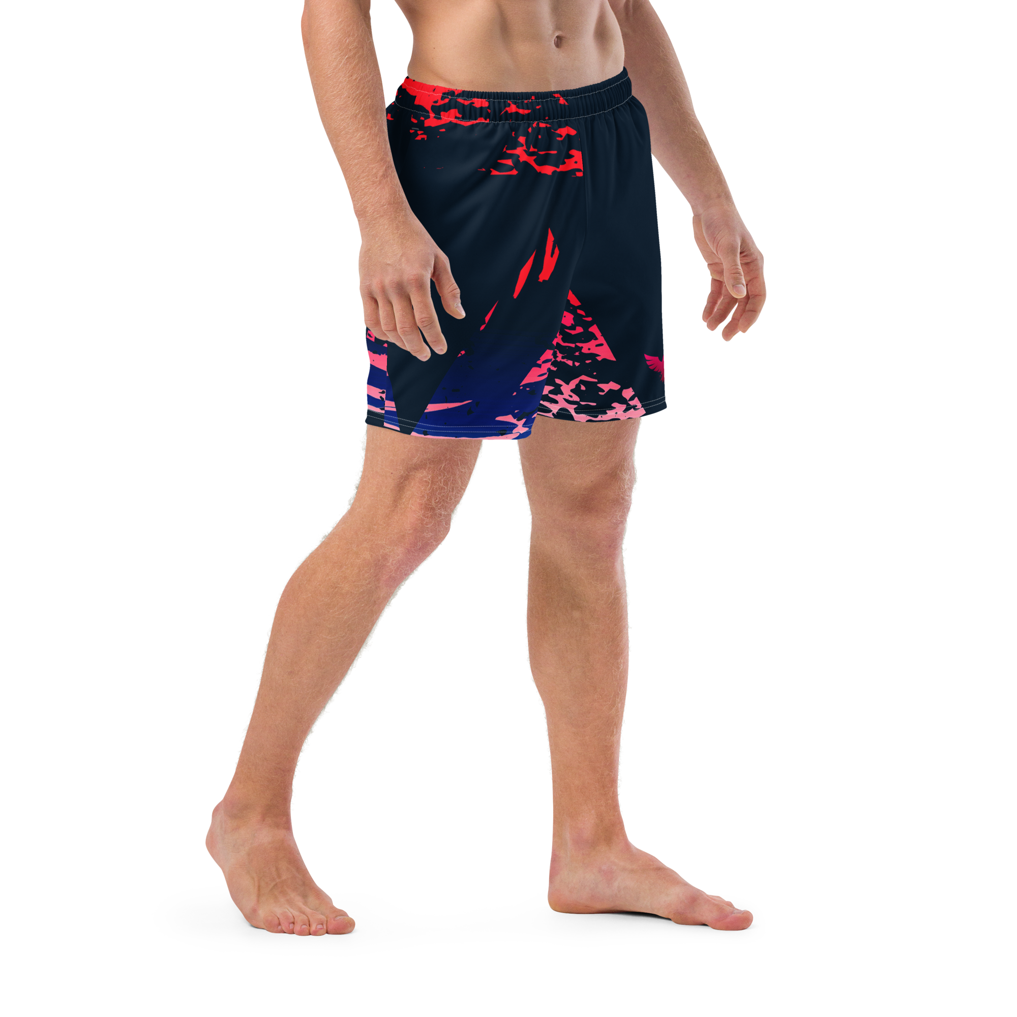 Men's Victory Recycled Mid-Length UPF 50+ Swim Shorts.