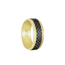 Real Carbon Fiber Ring | Gold | Slate Series