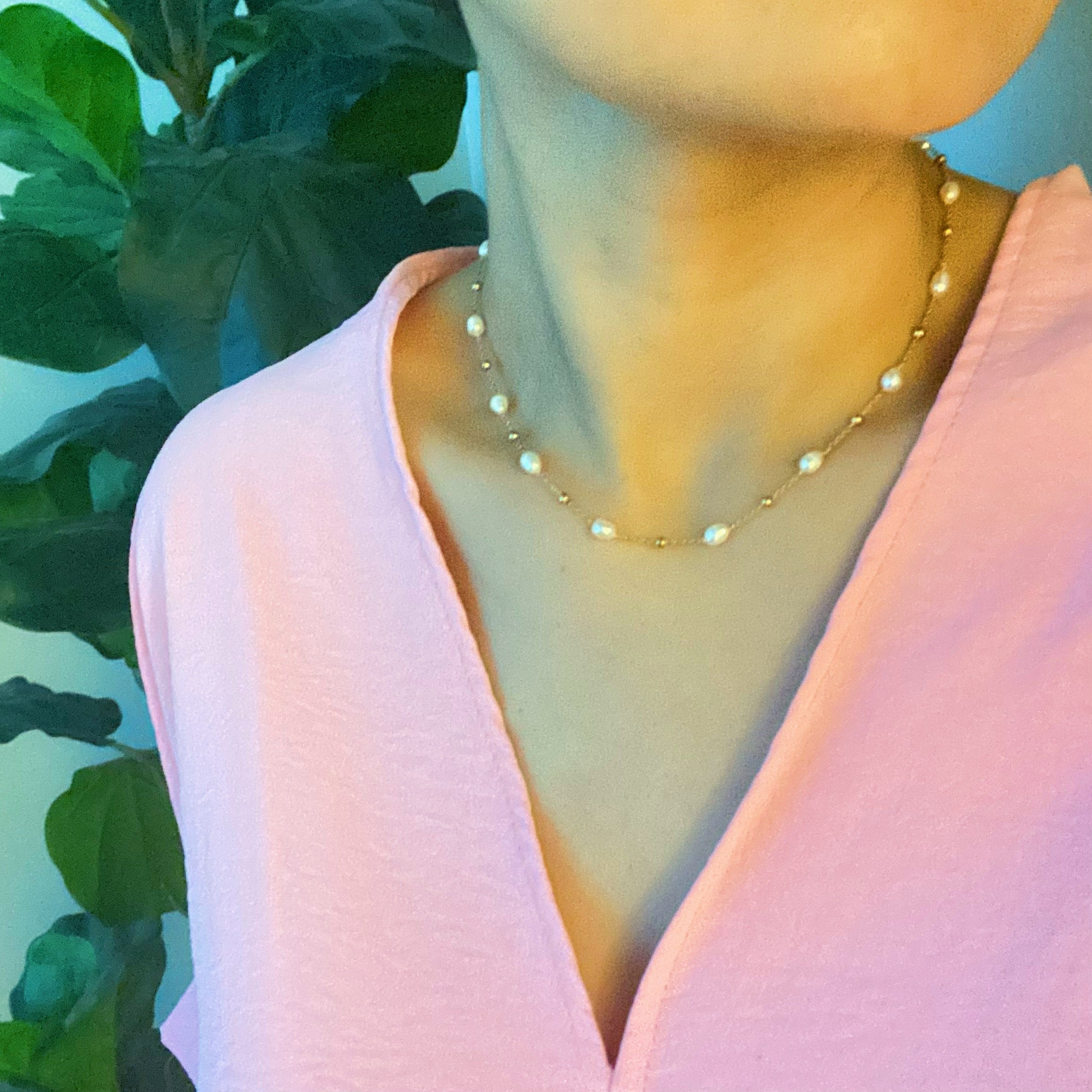 Ashley Freshwater Pearl Necklace.