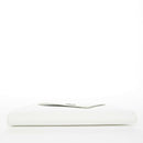 Angelica White Leather Clutch Bag.