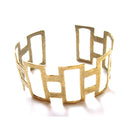 Hammered Rectangle Cuff.