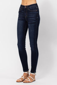 Judy Blue Full Size High Waist Handsand Skinny Jeans.