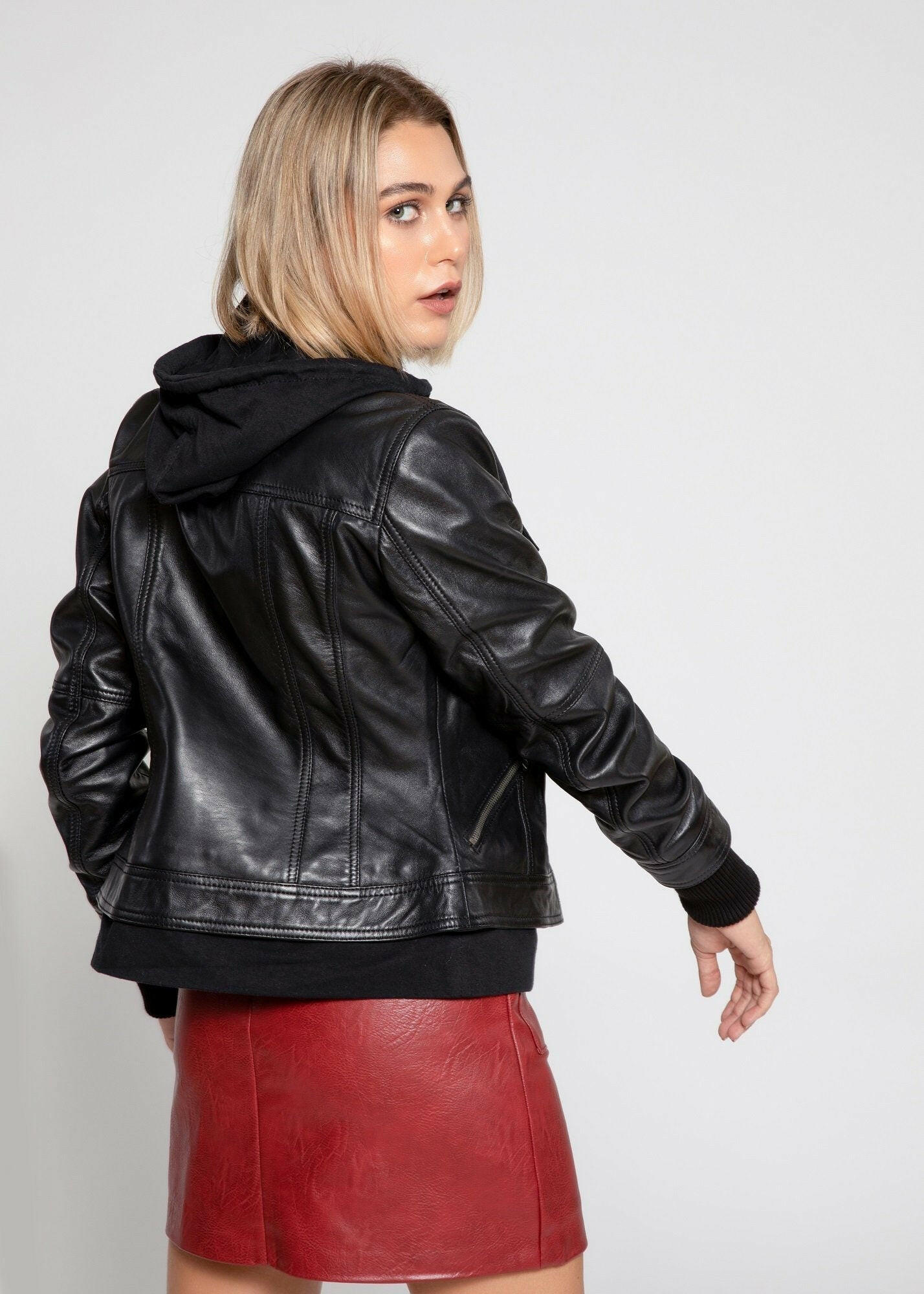 Annalise Womens Leather Jacket.