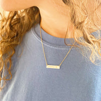 Mama Bar Heart Necklace.