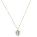 Olivia Heart Druzy Necklace.