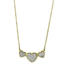 TK1127 IP Gold(Ion Plating) Stainless Steel Necklace.