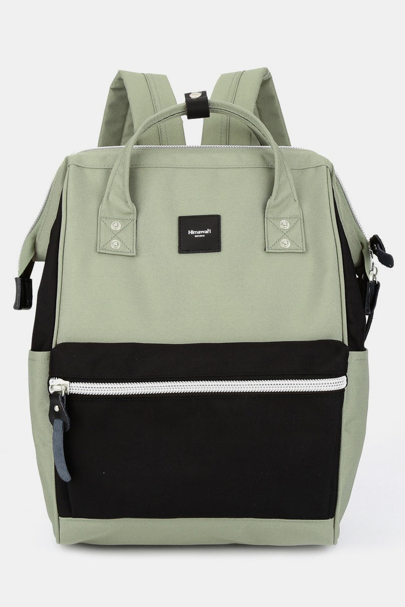 Himawari Water Resistant Canvas Backpack Bag with Side Pockets.