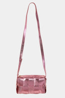 Fame Woven Crossbody Bag with Adjustable Strap.