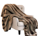 Sheared Faux Chinchilla Luxury Throw.