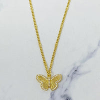 Butterfly in Flight Necklace.