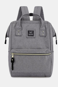 Himawari Waterproof Canvas Backpack Bag with Side Pockets.