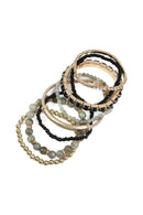 Regular Size Stackable Beads Bracelet Set