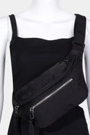 Fame Multi Pocket Nylon Crossbody Bag.