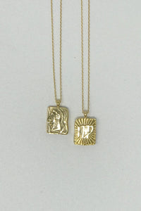 Reversible Zodiac Necklace.