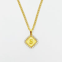 Aztec Delight Initial Necklace