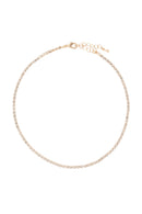 Dna020 - Stone Chain Choker Necklace.