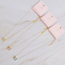 Sweet Square Pendant Necklace.