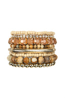 Regular Size Stackable Beads Bracelet Set