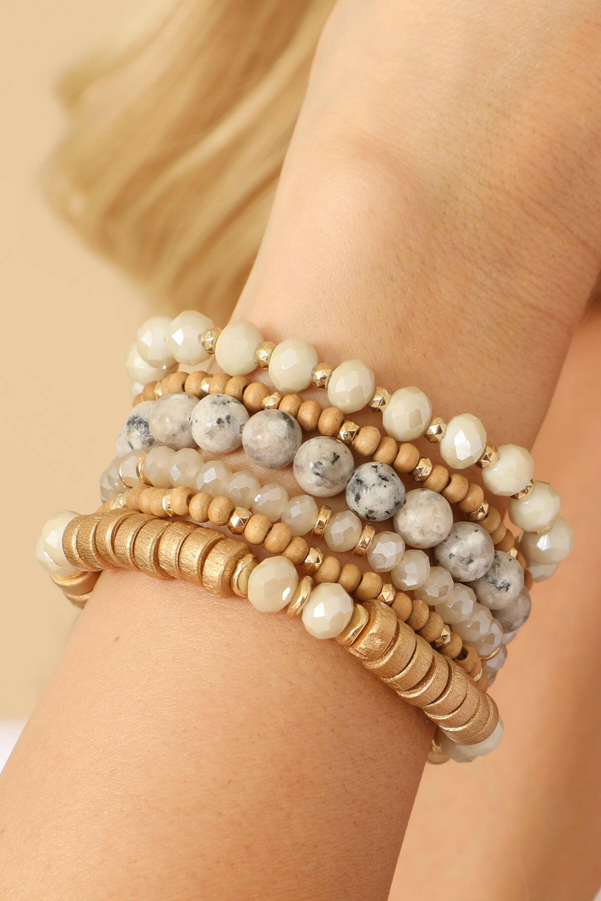 Mix Stackable Charm Bracelet.