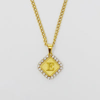 Aztec Delight Initial Necklace.