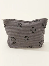 Zenana Corduroy Smile Clutch Bag.