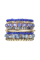 Regular Size Stackable Beads Bracelet Set