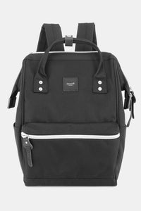 Himawari Water Resistant Canvas Backpack Bag with Side Pockets.