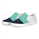 Men's Color Block Canvas Slip-On Casual Shoe.