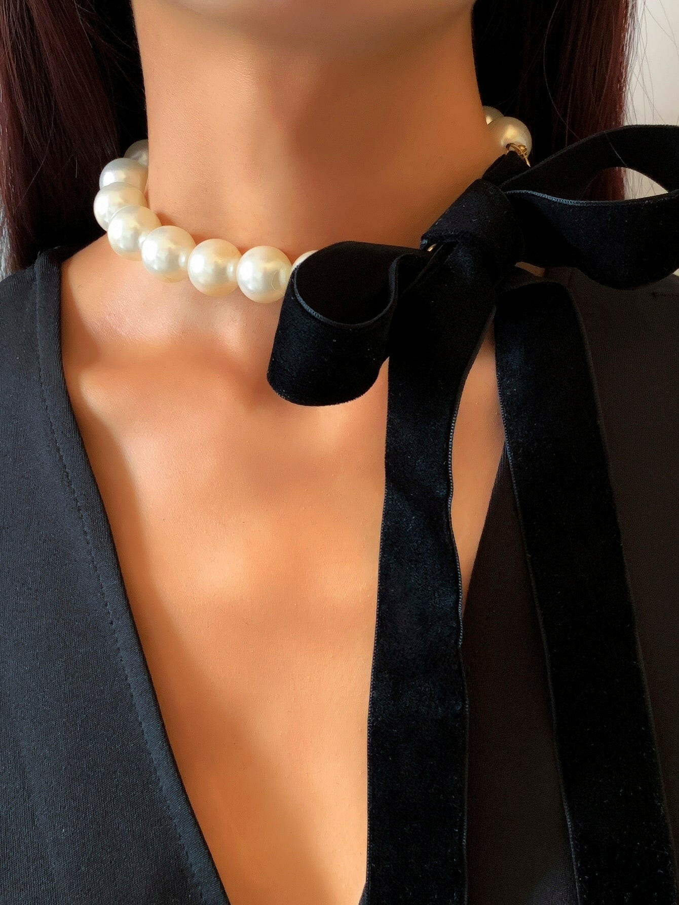 Elegance Tied in Pearls.