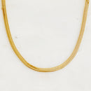 Simply Herringbone Chain Necklace.