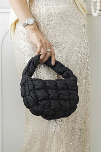 Zenana Quilted Micro Puffy Handbag.