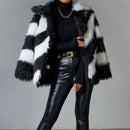 Faux Fur Coat Luxury Fur Coat Artificial Fur Jackets Women Coat Plush Over Coats.