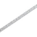 IGI Certified Diamond 14K White Gold Classic 7” Tennis Bracelet - Choice of Carat Weights.