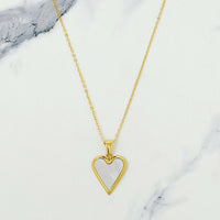 Heart of Gold Necklace.