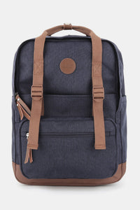 Himawari Waterproof Canvas Backpack Bag with Side Pockets.