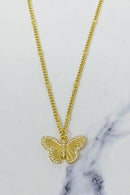 Butterfly in Flight Necklace.