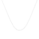 10K Gold 0.5 Mm Slender & Dainty Fine Rope Chain Necklace.