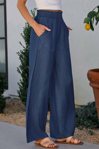 Solana High Waist Wide Leg Jeans.