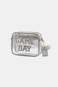 Zenana GAME DAY Stadium Approved Transparent Crossbody Bag.