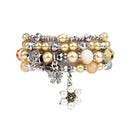 Butterfly Pearl Classy Stackable Bracelet