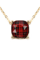 Buffalo Checkered Chain Necklace.