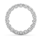 AGI Certified 2 CTW Round Lab Grown Diamond Eternity Band in 14K White Gold (F-Vs).